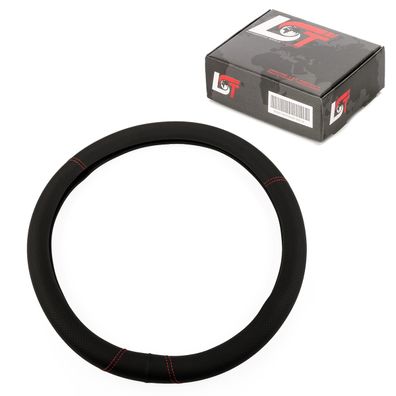 Lenkradbezug Hülle Ø 38x9cm schwarz rot für Citroen für Peugeot für Renault