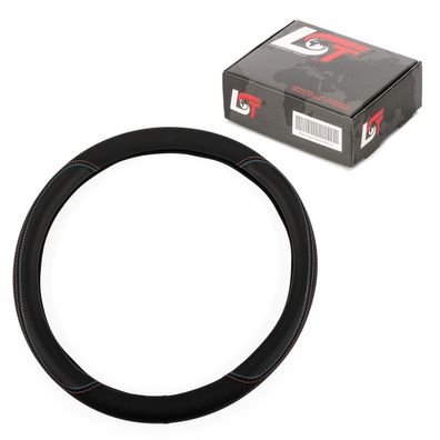 Lenkradbezug Ø 38x9 cm schwarz rot blau für SAAB für OPEL für VOLVO für Vauxhall