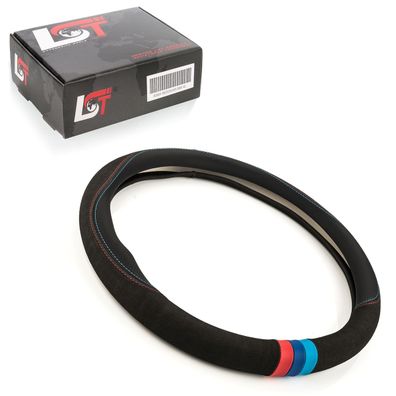 Lenkradbezug Ø 38x9 cm schwarz rot blau für ALFA ROMEO für SUBARU für TOYOTA