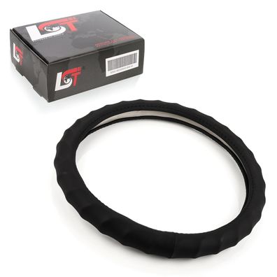 Lenkradbezug Ø 38x9 cm schwarz für ALFA ROMEO für SUBARU für TOYOTA für FIAT