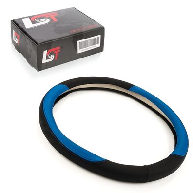 Lenkradbezug Ø 38 cm schwarz blau für ALFA ROMEO für FIAT für SUBARU für TOYOTA