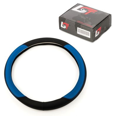 Lenkradbezug Ø 38x9 cm schwarz blau für SAAB für OPEL für VOLVO für Vauxhall