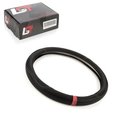 Lenkradbezug Ø 38x9 cm schwarz rot blau für ALFA ROMEO für SUBARU für TOYOTA