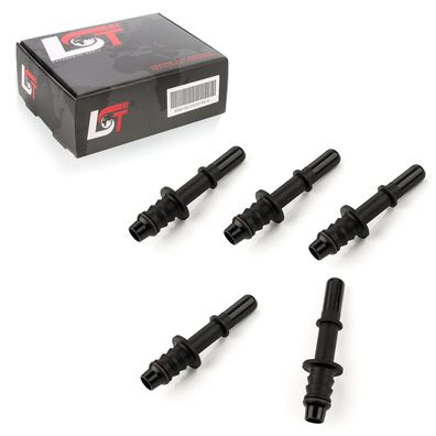 5x Gegenstück Schnellverschluss Kraftstoffleitung lang 7,89 x 8mm für OPEL VOLVO