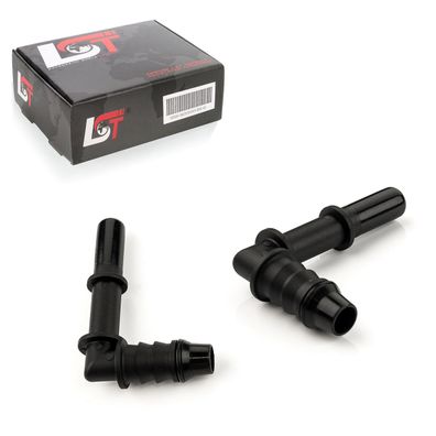 2x Gegenstück Schnellverschluss 90° Kraftstoffleitung 7,89x8 mm für AUDI Porsche