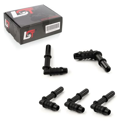 5x Gegenstück Schnellverschluss 90° Kraftstoffleitung 7,89 x 8mm für KIA Hyundai