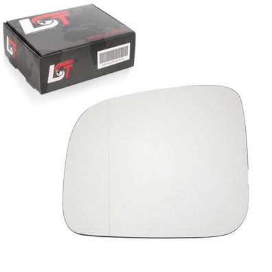 Spiegelglas Außenspiegel zum Kleben asphärisch links für VW Caddy 3 Multivan V