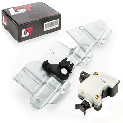 Heckklappe Verschluss Trägerblech Verriegelung Set mit Stellmotor für VW GOLF IV
