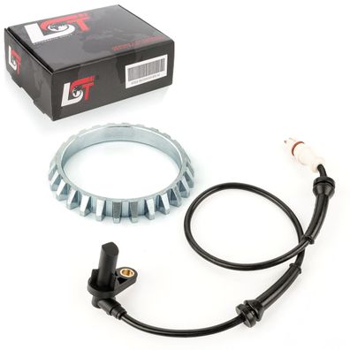 ABS-Sensor und ABS-Ring Set Hinterachse links 26 Zähne für Renault TWINGO LOGAN