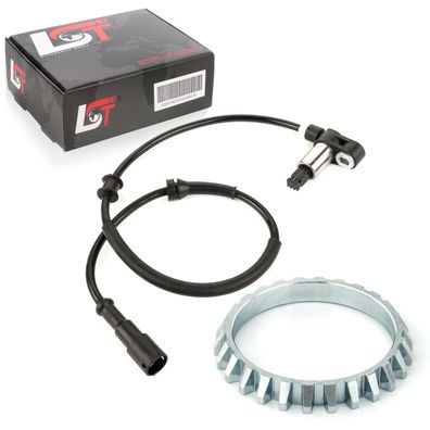ABS-Sensor und ABS-Ring Set Hinterachse links 26 Zähne für Renault MEGANE I