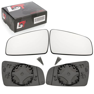2x Außenspiegel Spiegelglas konvex links rechts Set für Opel Zafira B 2005-2008