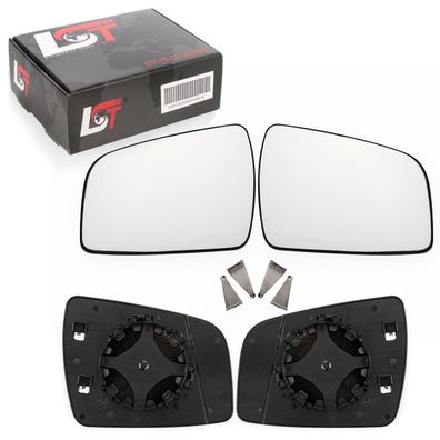 2x Außenspiegel Glas beheizt konvex links rechts Set für Opel Zafira B 2008-2015