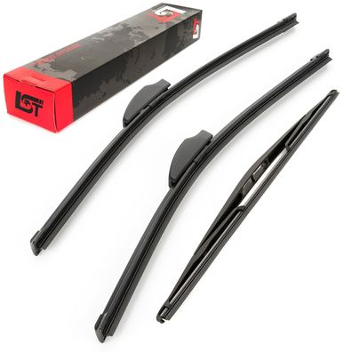Frontwischer + Heckwischer Scheibenwischer Set für Renault CLIO I NISSAN