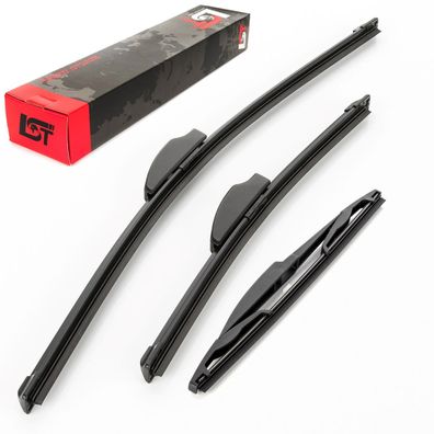 Frontwischer + Heckwischer Scheibenwischer Set für Daihatsu Mitsubishi SUZUKI