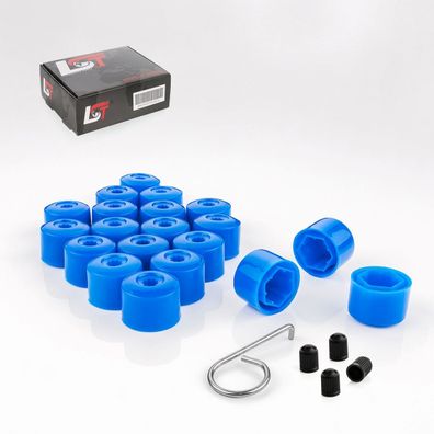 20x Radschrauben Kappen 17mm blau für MAZDA HONDA TOYOTA SUZUKI Mitsubishi