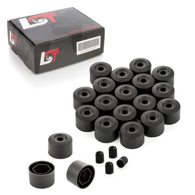 20x Radschrauben Kappen 17mm schwarz für MAZDA HONDA TOYOTA SUZUKI Mitsubishi