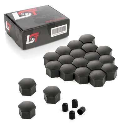 20x Radschraubenkappen 17 mm schwarz für MAZDA HONDA TOYOTA SUZUKI Mitsubishi