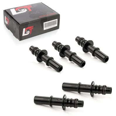 5x Gegenstück Schnellkupplung gerade Kraftstoffleitung 9,49 x 9 mm für VW SEAT