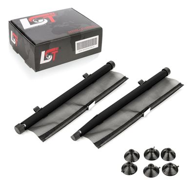 2x Sonnenschutzrollo UV-Schutz durchsichtig Abdeckung 40 cm für Saab Volvo Opel