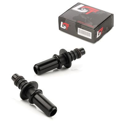 2x Gegenstück Schnellkupplung gerade Kraftstoffleitung 11,8 x 8 mm für VW SEAT