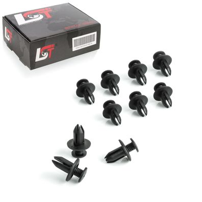 10x Stoßstange Befestigung Clips Spreiznieten für Nissan Caravan Juke Homy Urvan
