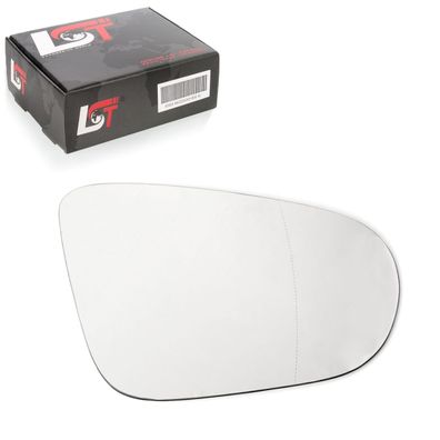 Außenspiegel Glas zum Kleben asphärisch rechts für VW Golf VI 6 5K1 Touran 1T3