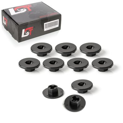 10x Befestigungsclips Kofferraum Innenverkleidung für Fiat 500 Alfa Romeo 159