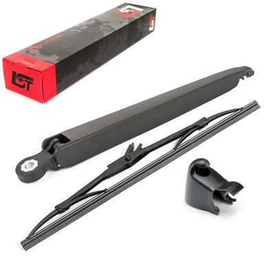 Scheibenwischer Heckwischer Arm Wischerblatt Set Kappe für VW Polo 6N1 1994-1999