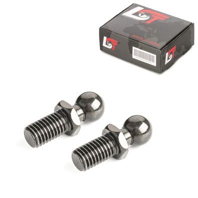 2x Universal Kugelgelenk Zapfen M10 Gewinde 13mm Kugelkopf DIN71803 Gasfeder KFZ