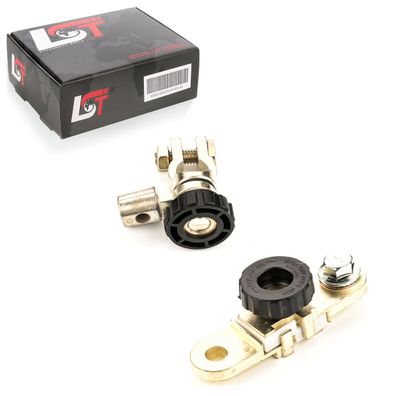 2x Batterie Trennklemme mit Rundknopf schwarz für HONDA für LEXUS für Mitsubishi
