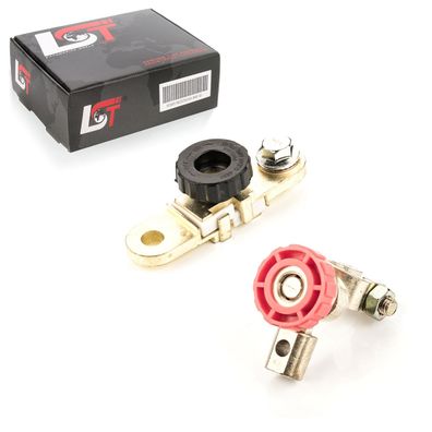 2x Batterie Trennklemme mit Rundknopf für Citroen für Peugeot für Renault