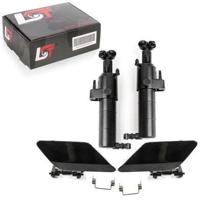 2x Spritzdüse Scheinwerfer Abdeckung Set für Mercedes E-Klasse W212 S212 09-12