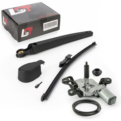 Wischermotor Heck Scheibenwischer Set Motor hinten Dichtung für VW Golf VI Polo