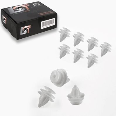 10x Befestigungs Clips Verkleidung Kofferraum für Nissan Juke F15 Infiniti Q70