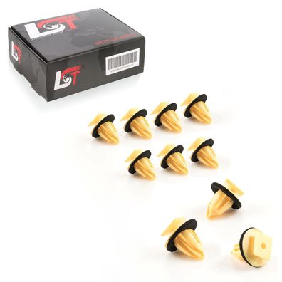 10x Befestigungsclips Kofferraum Verkleidung Heckklappe für Toyota Cruiser Lexus