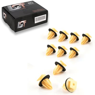 10x Befestigungs Clips Radhausschale Radkasten vorne für Toyota RAV 4 IV A4