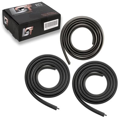 3x Türdichtung Gummiprofil vorne Heckklappe Kofferraum Set für Opel Corsa B C