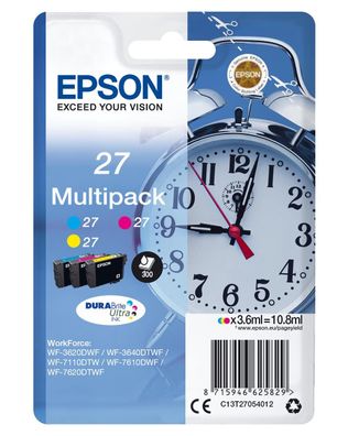 Epson C13T27054012 Epson DURABrite Ultra Ink Multipack (3 Farben) T 27 T 2705