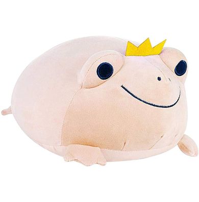 Soft Frog Plush Toys, Cute Frog Stuffed Animal Toy with Smile Face, Adorable Plushie