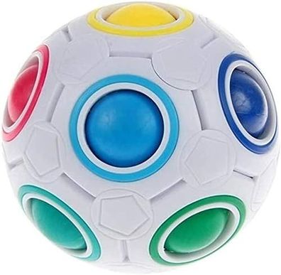 Regenbogen Ball Zappeln Ball Puzzle Ball Magic Cube Toy Stress Reliever Spiel