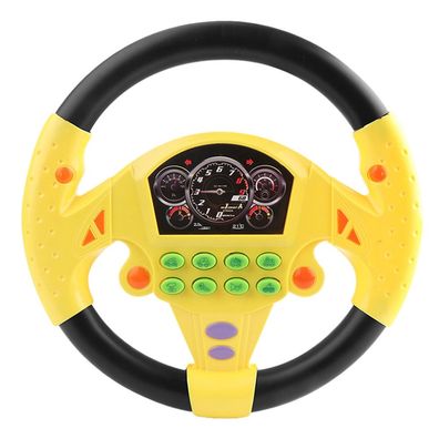 Co-Pilot-Lenkradsimulator. Fréherziehungsmaschine, Baby-Lernspielzeug