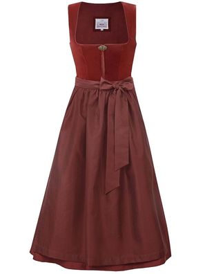 Dirndl Issigau 75cm Länge siena