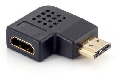 Equip Adapter HDMI > HDMI 90° flach gewinkelt S/B schwarz