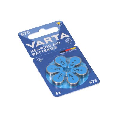 Varta Hearing Aid Batterie 675 PR44 Hörgerätebatterie