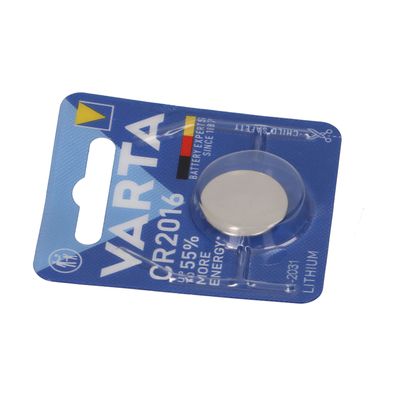 100x VARTA CR2016 Lithium-Knopfzelle 3V 100 Stück 1er Blister