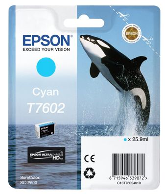 Epson C13T76024010 Epson Tintenpatrone cyan T 7602