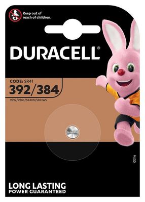 Duracell Uhrenbatterie D392 1,55V 45mAh AgO 1er Blister