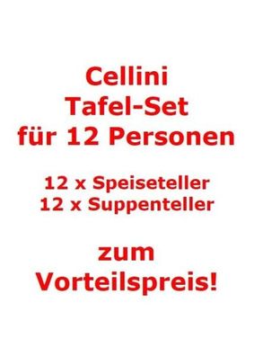 Villeroy & Boch Cellini Tafel-Set für 12 Personen / 24 Teile