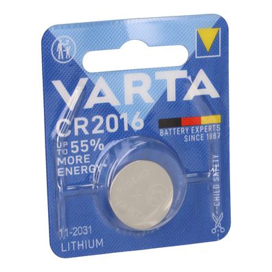 VARTA CR2016 Lithium-Knopfzelle 3V