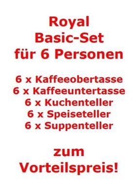 Villeroy & Boch Royal Basic-Set für 6 Personen / 30 Teile